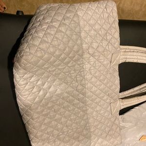 MZ Wallace 2 tone grey LARGE tote